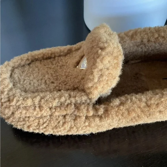 PRADA Shearling Driver Loafer Caramel - Picture 11 of 11
